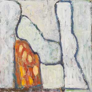Lean II, Oil on Canvas, 24"x24" 2010